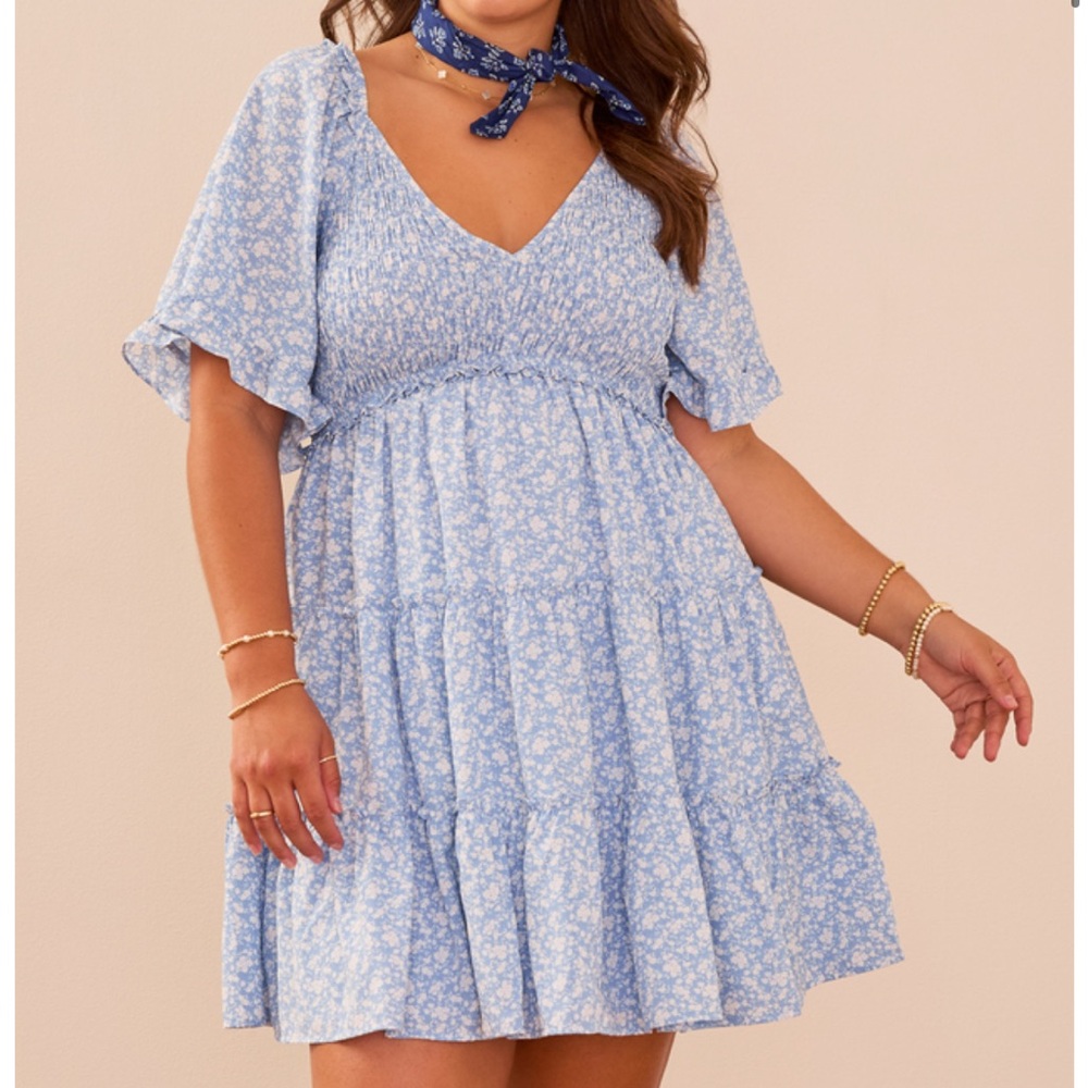 ARULA Kasey Floral Mini Dress